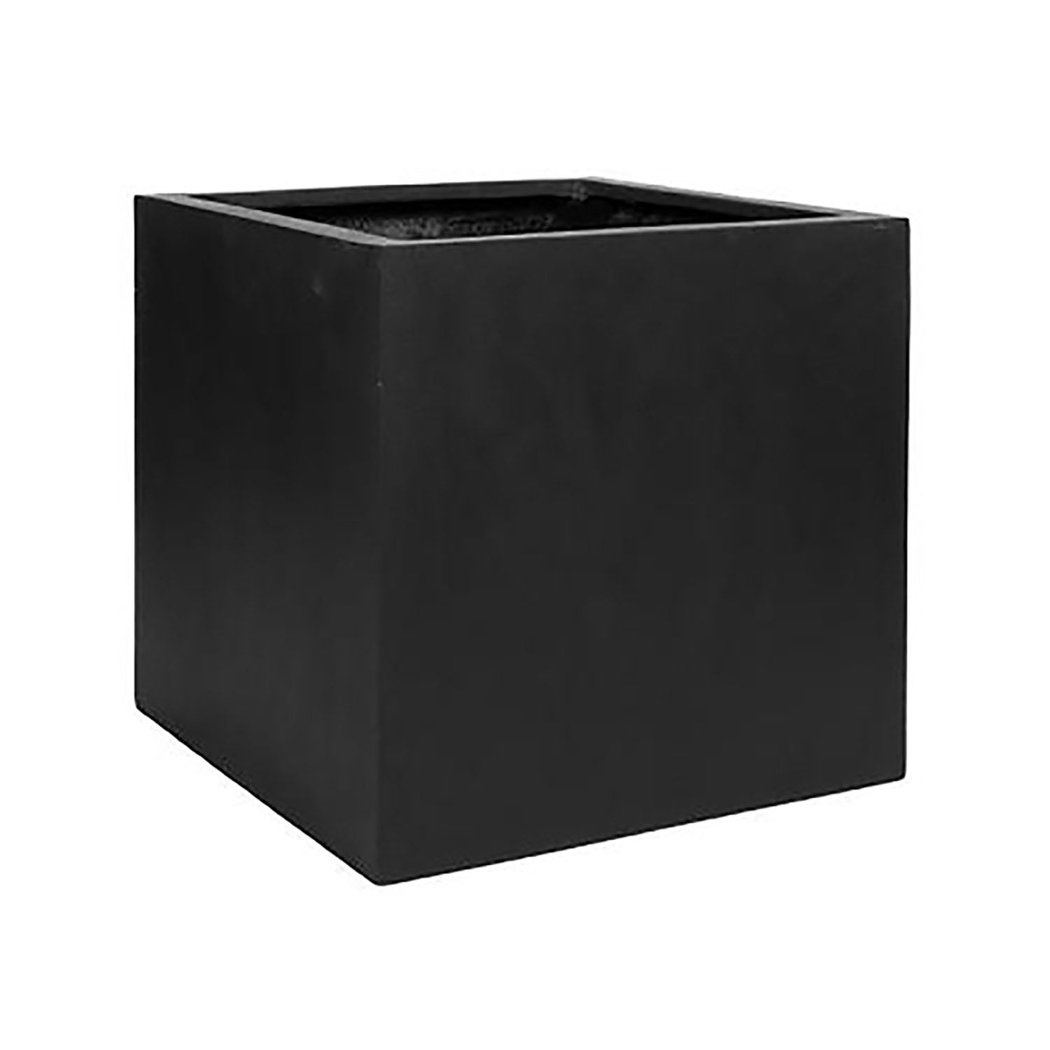plastic cube planter Cube Fiberstone Planter
