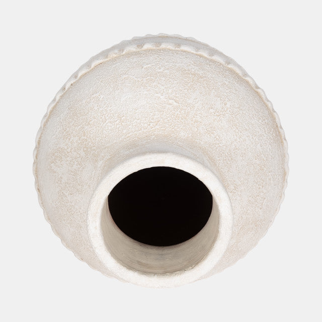 Traditional Textured Terracotta Vase