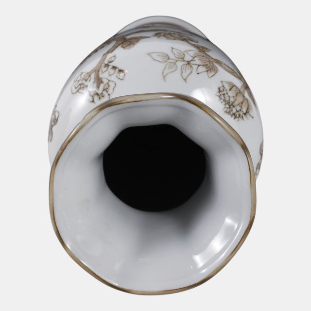 Chinoiserie Bird & Vines Vase