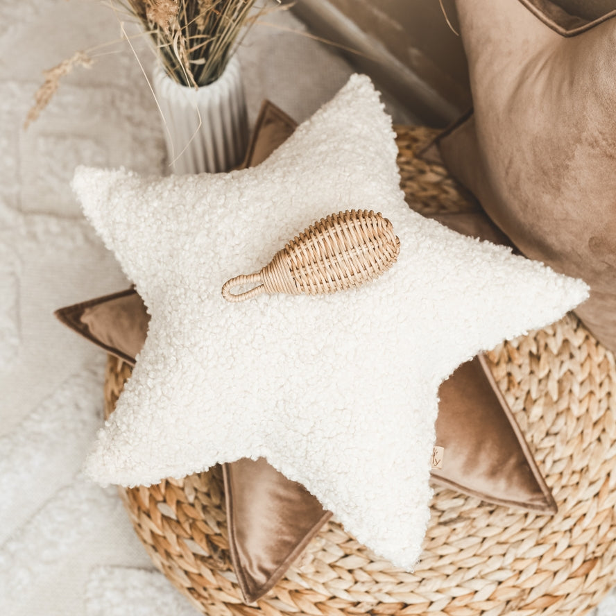 Teddy Boucle Star Pillow