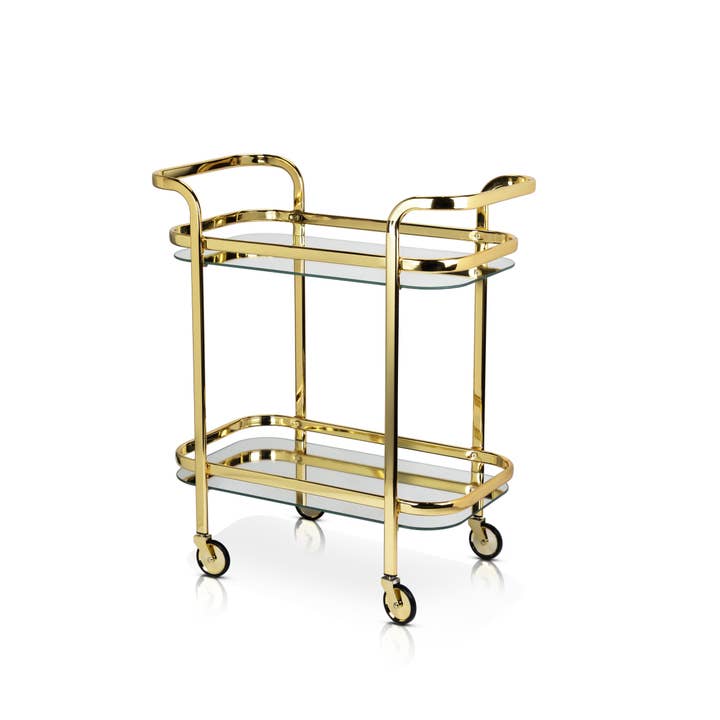 Belmont Gold Bar Cart