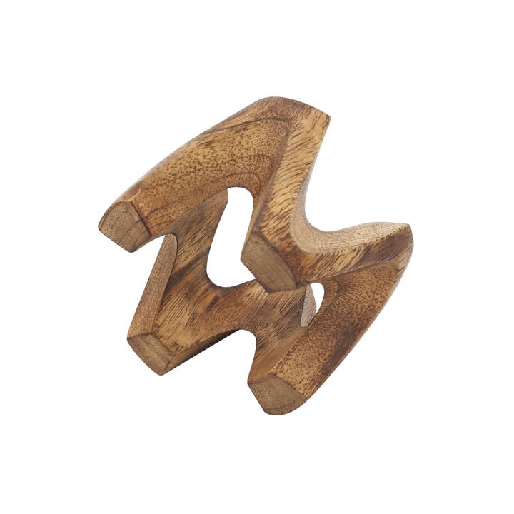 Wood Napkin Ring Set Of 4