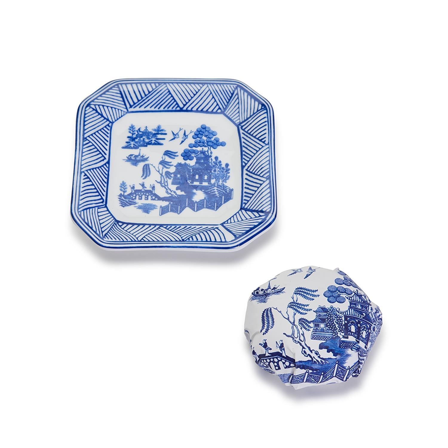 Scented French Milled Soap with Porcelain Tray