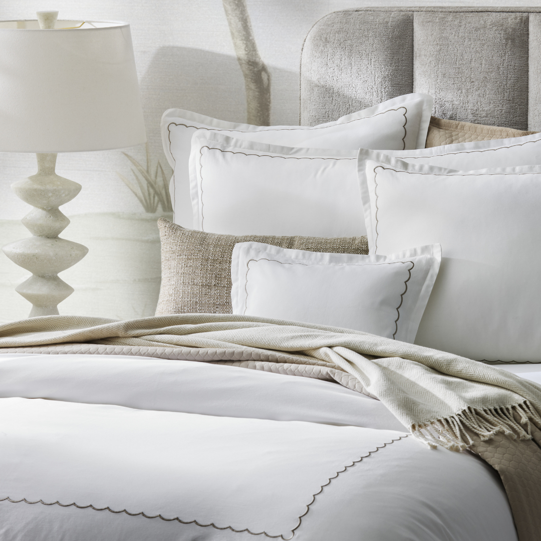 DH Scallop Hotel Linen Set 4PC