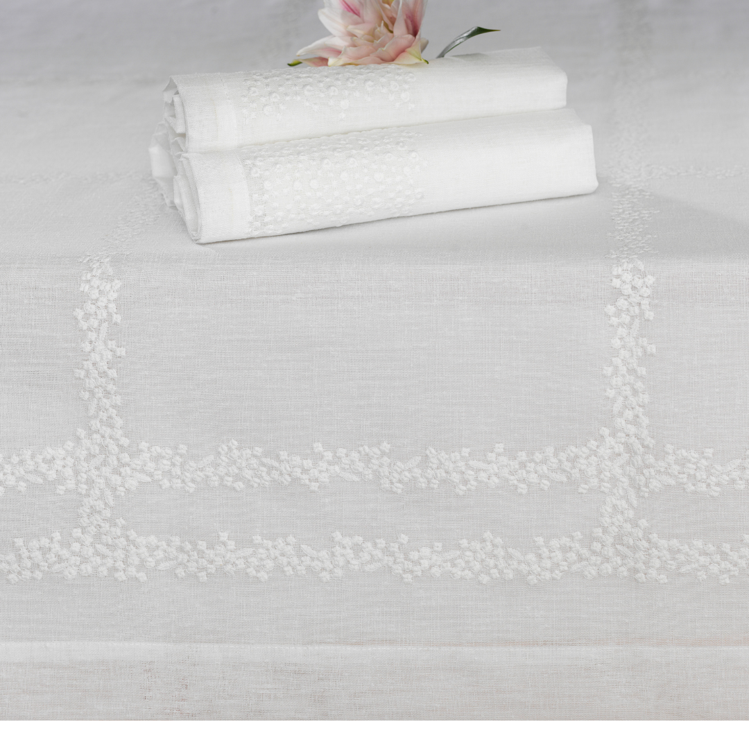 Eminence Embroidered Tablecloth
