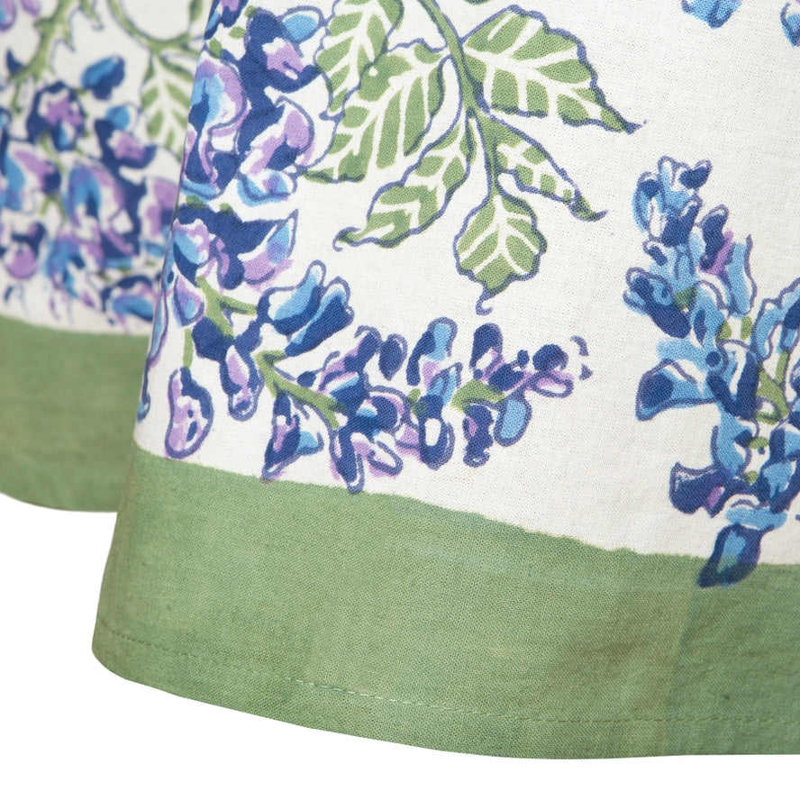 Westeria Blue & Green Tablecloth