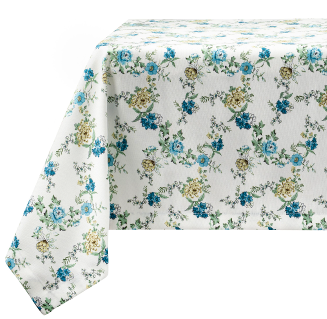 Alma Blue Tablecloth