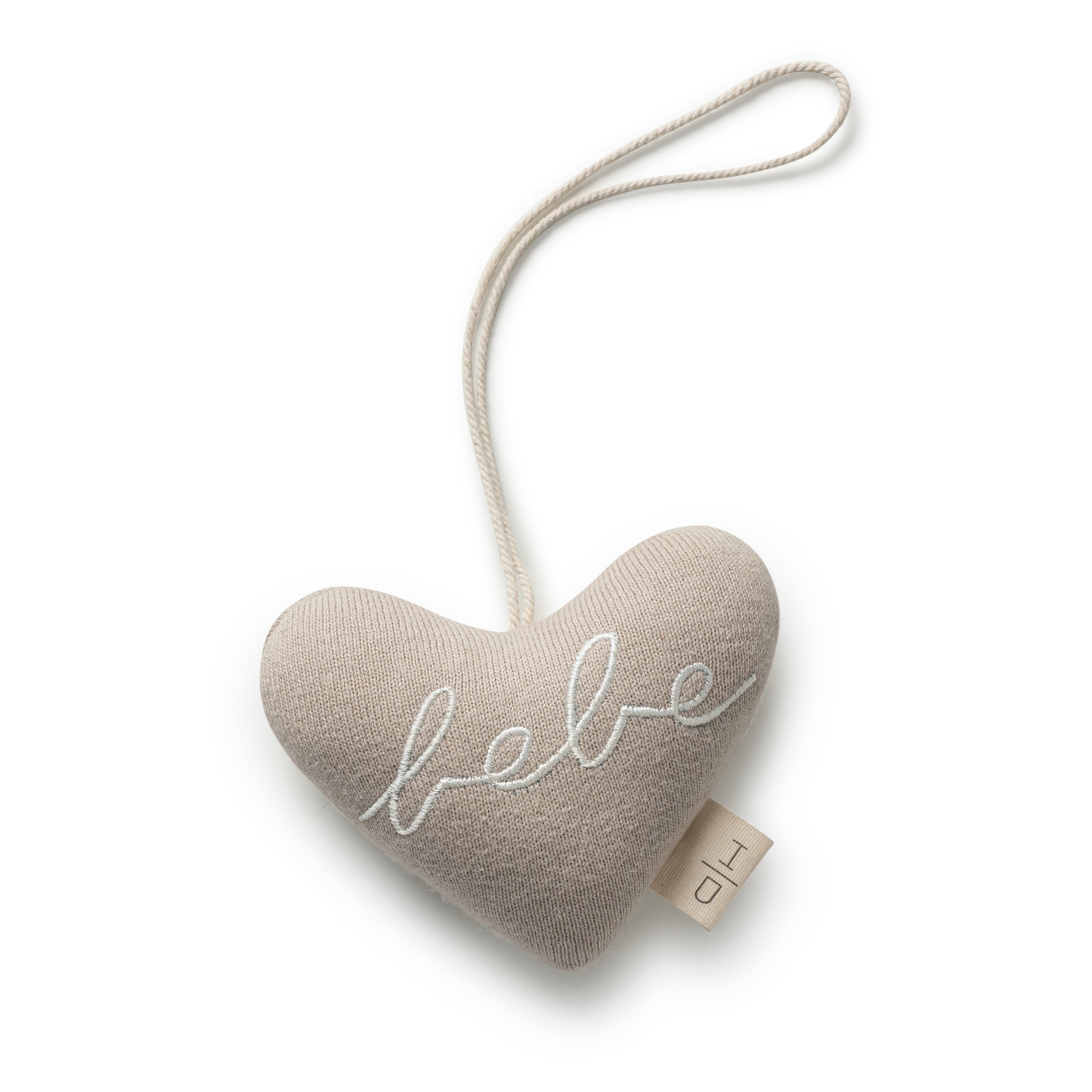 Knitted Heart Charm