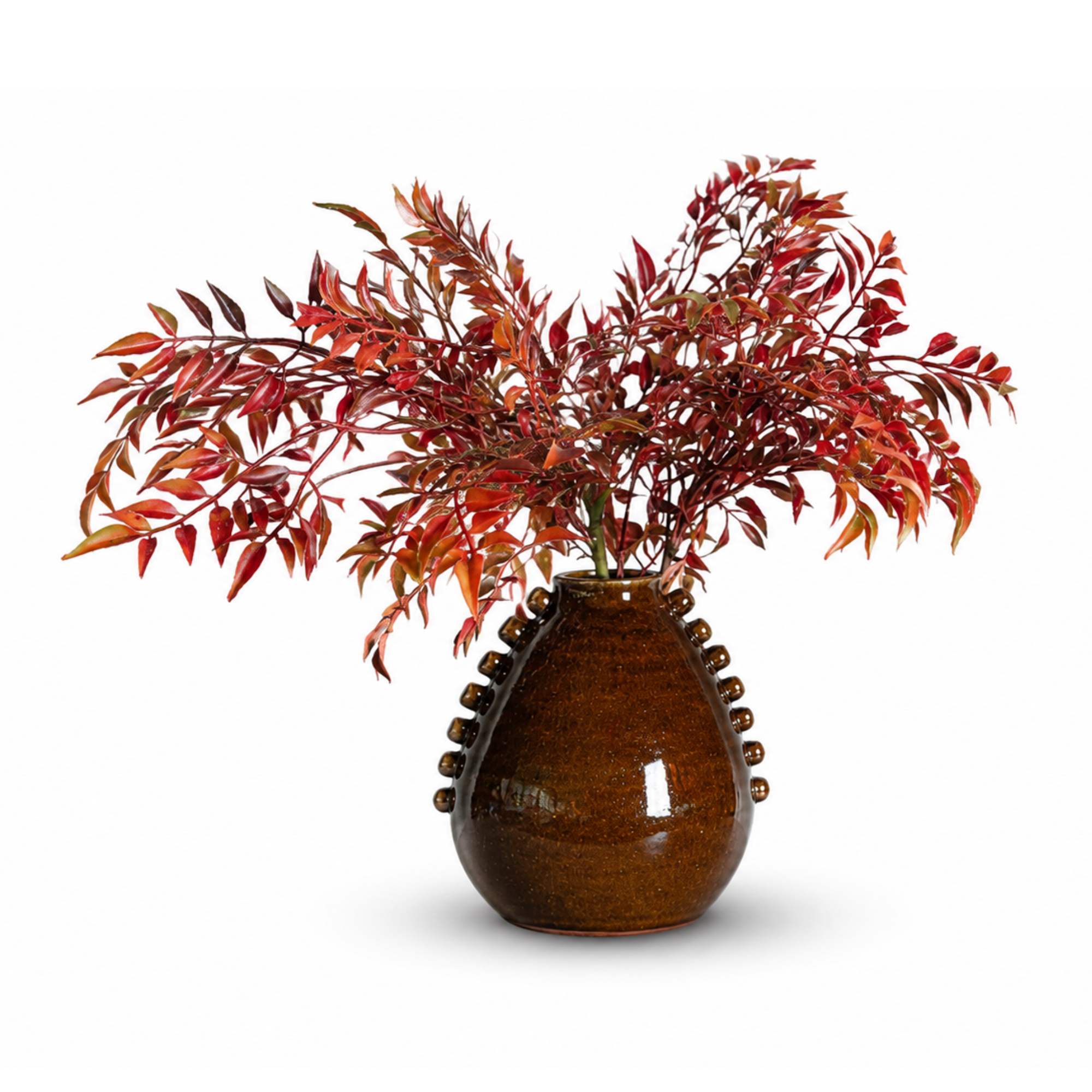 Terra-cotta Mahogany Floral Arrangement