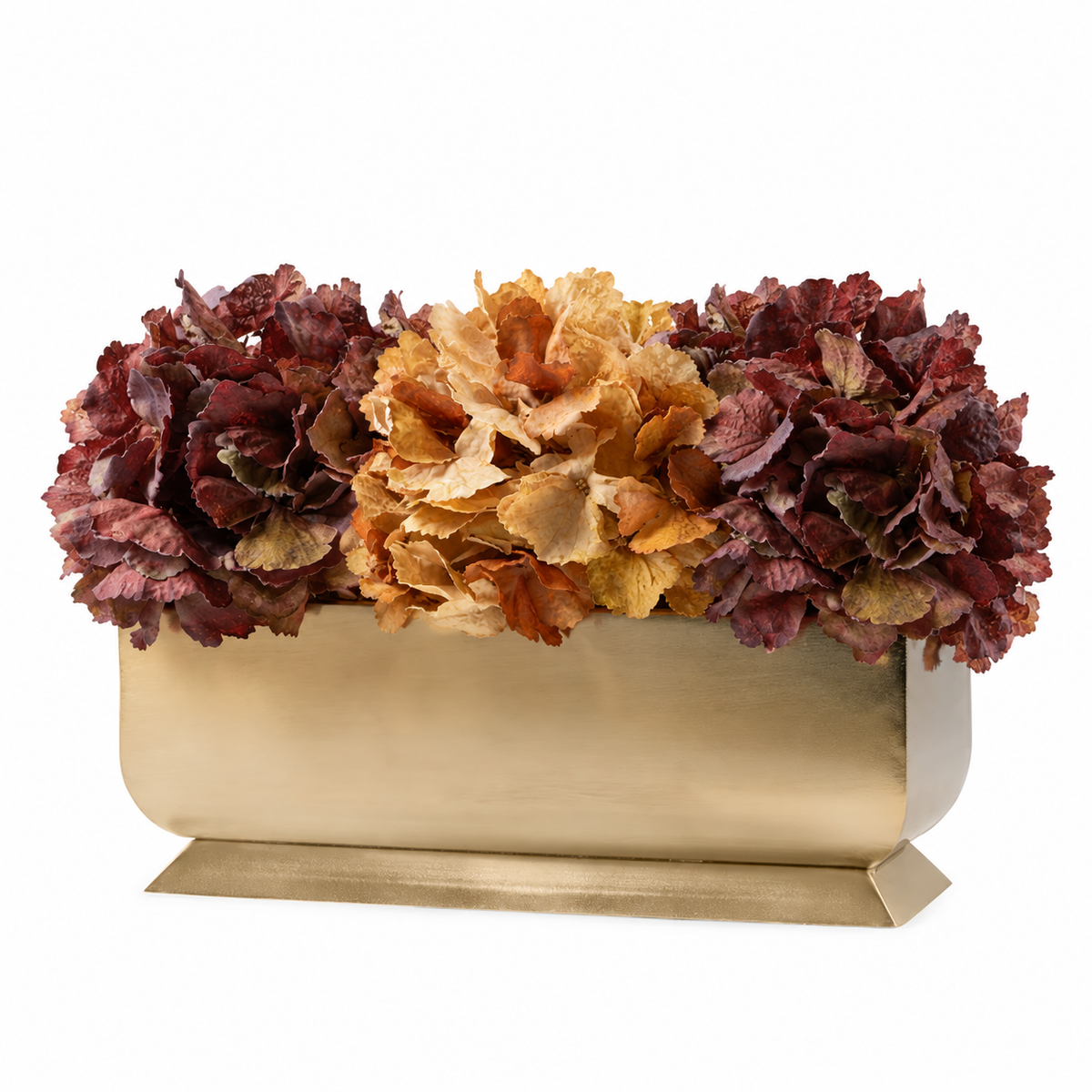 Antique Hydrangea Purple Floral Arrangement