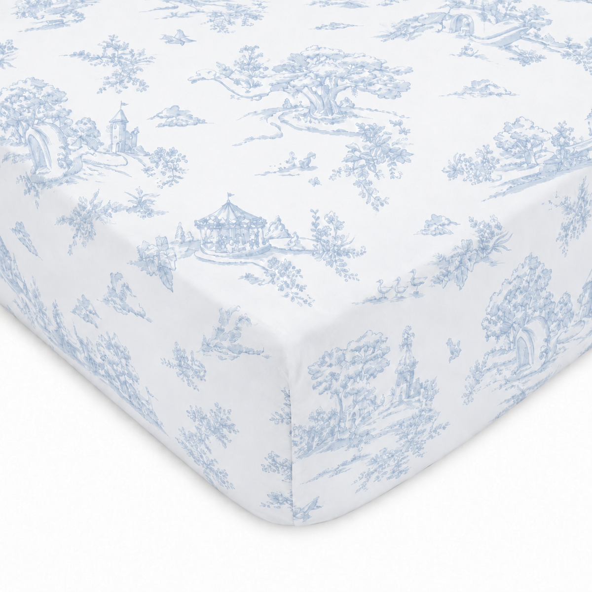DH Toile Crib Sheet