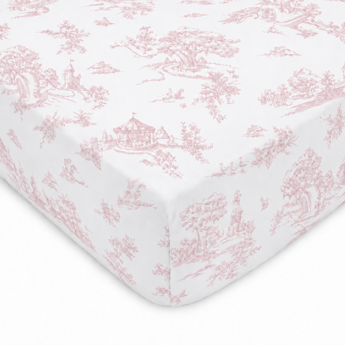 DH Toile Crib Sheet