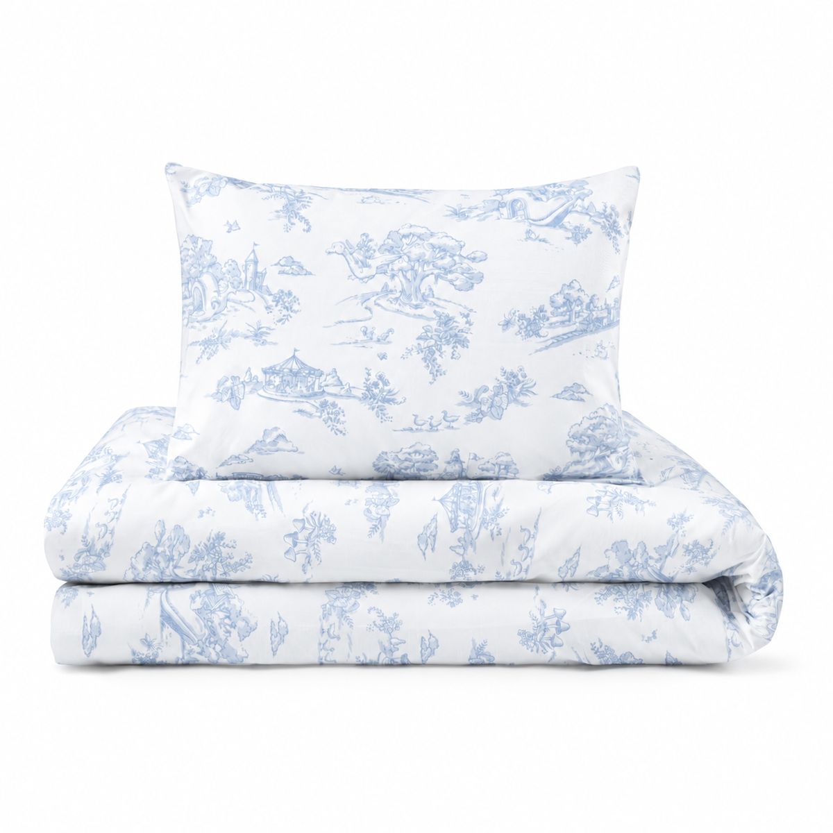 DH Toile Crib And Toddler Duvet