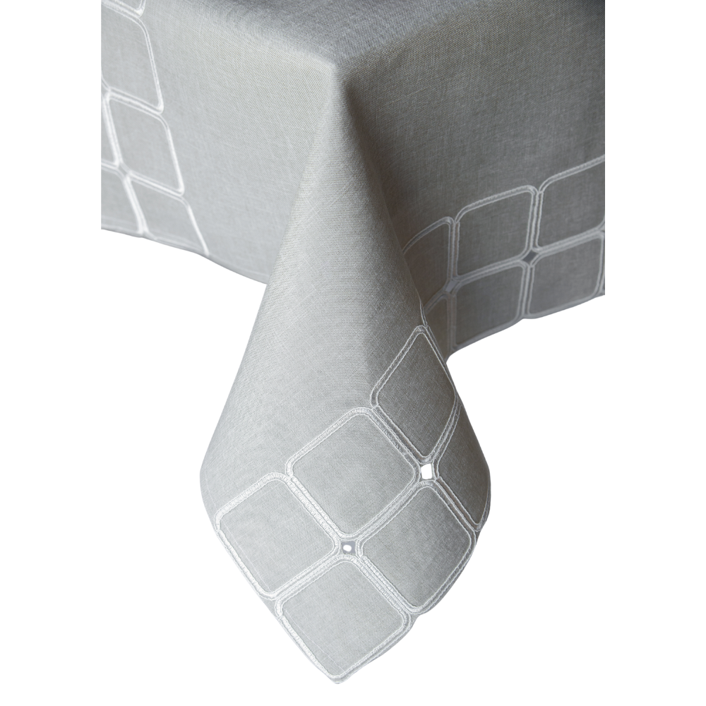 Sarrel Grey Tablecloth
