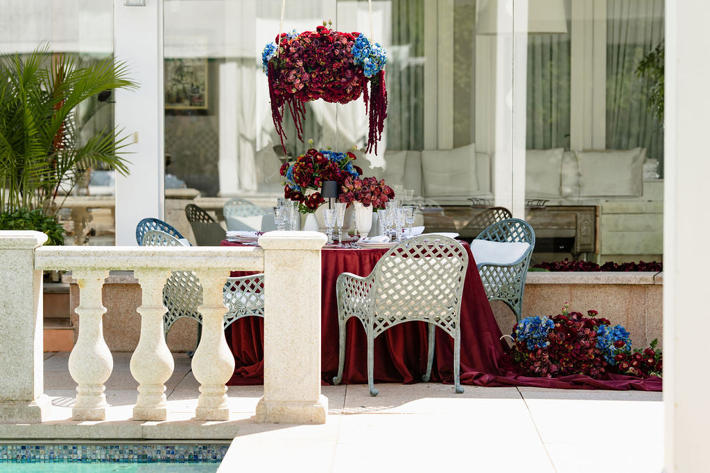 Newport Ruby Tablecloth
