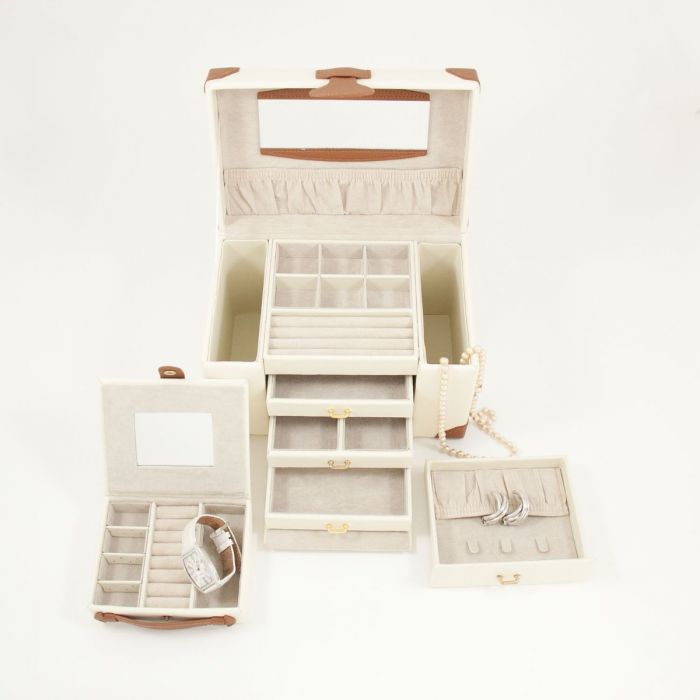 4 Level Multi Compartment Jewelry Box