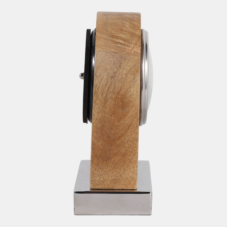 Mango Wood Clock