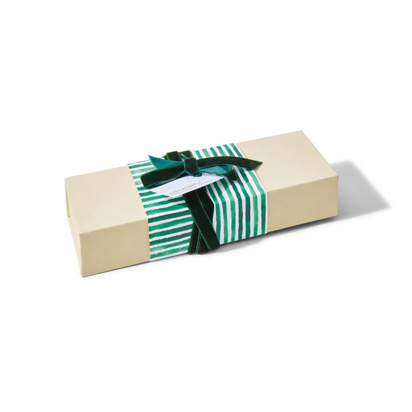 Skeem Merriment Brass Matchbox with Evergreen Tassel