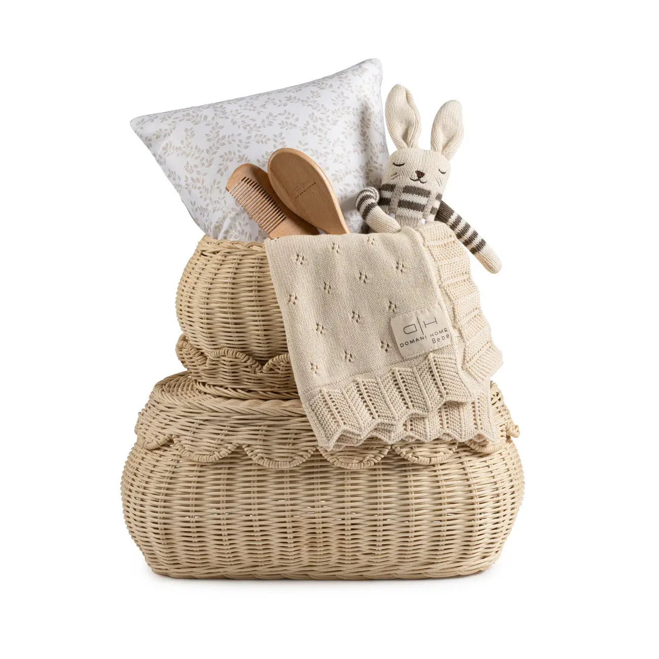 Stacked Bunny Basket Gift Set