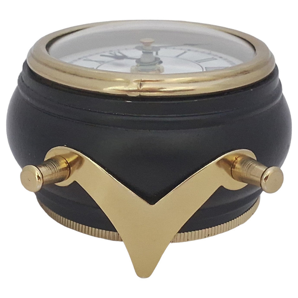 Prescott Brass Desk Clock