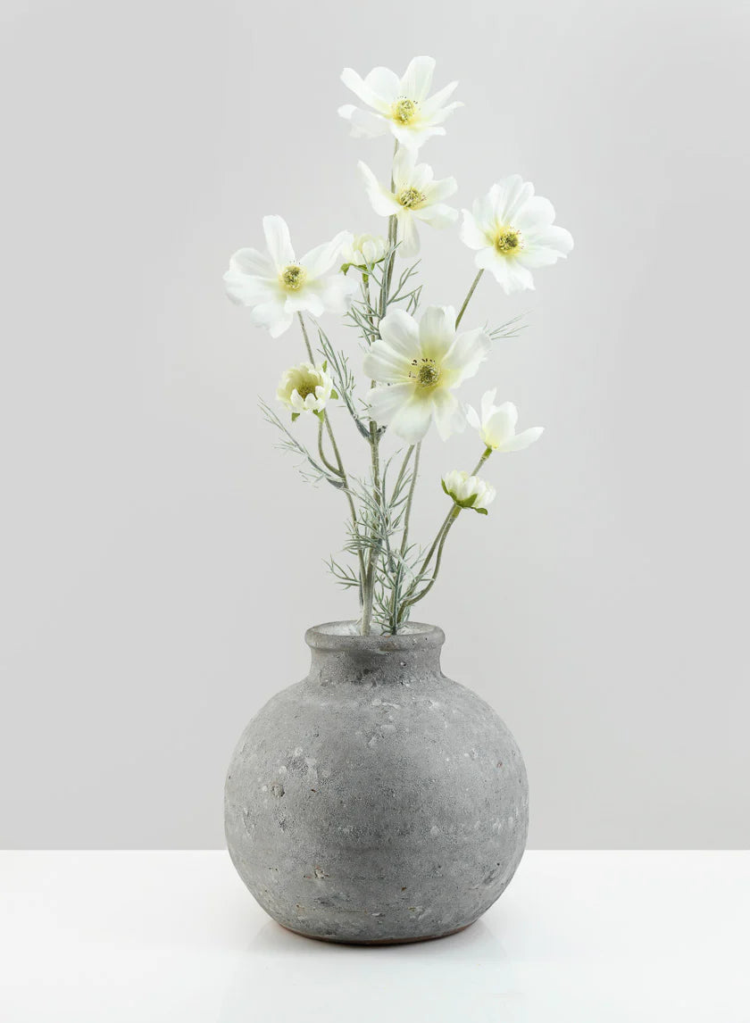 Arita Aged Cement Deco Vase