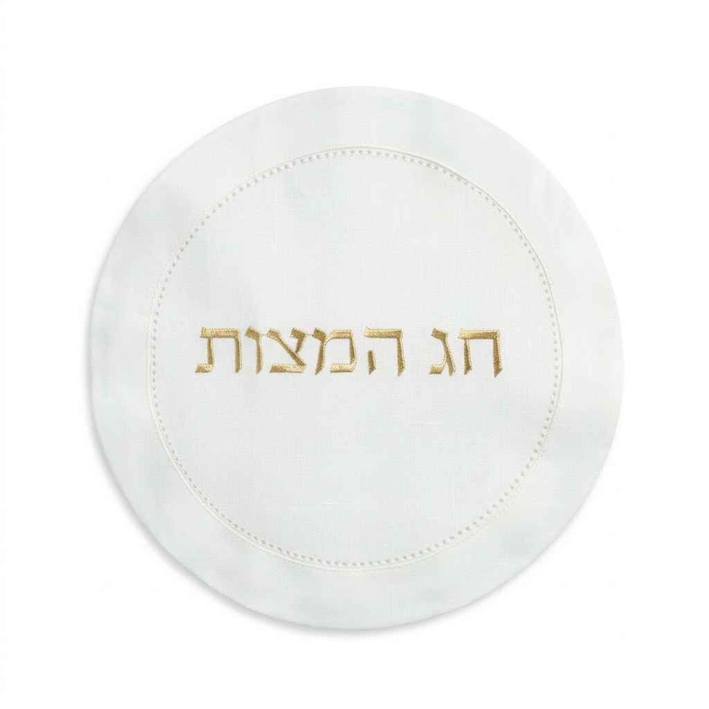 Hemstitch Matza Cover 13"