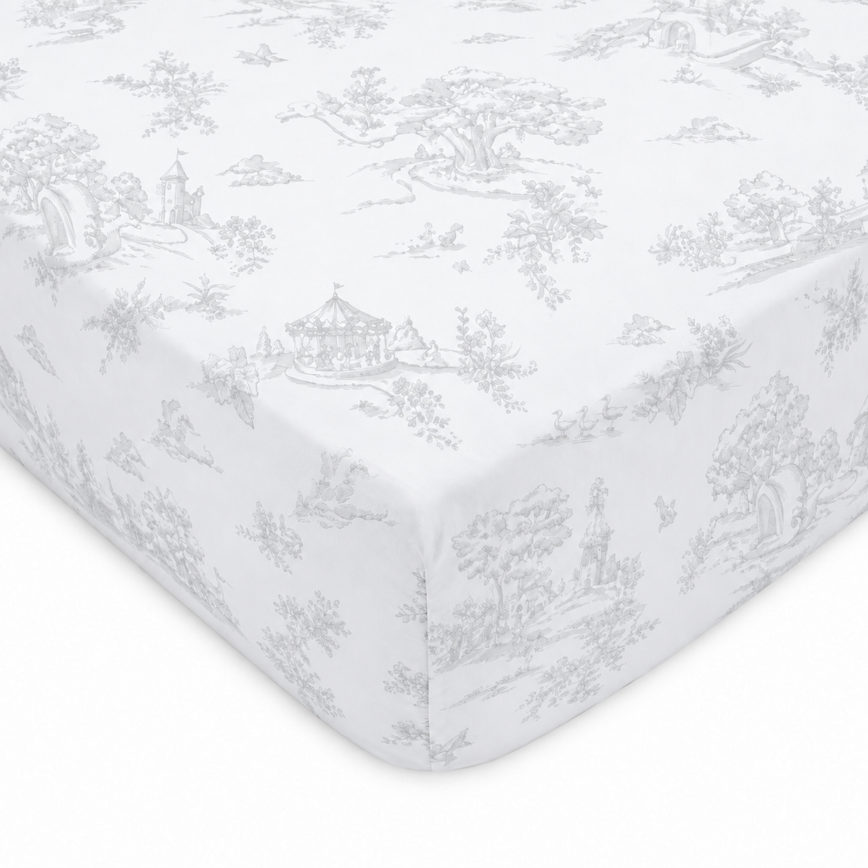 DH Toile Crib Sheet