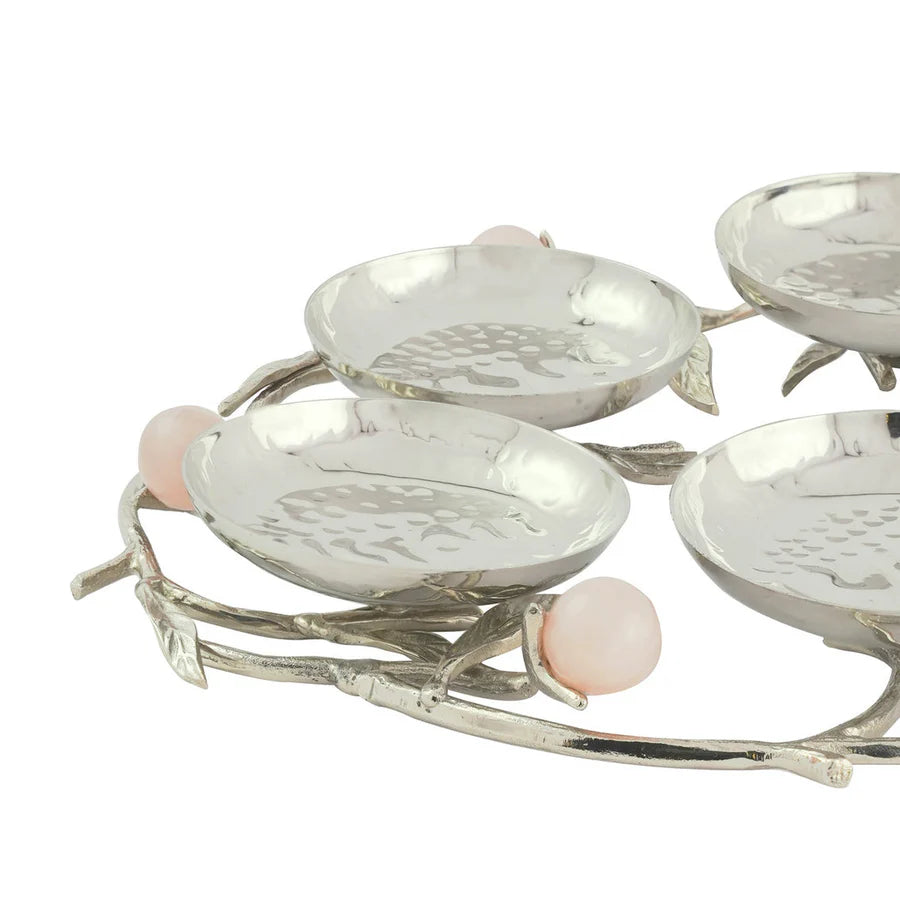 Hyaline Pink Seder Plate