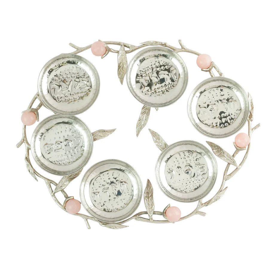 Hyaline Pink Seder Plate