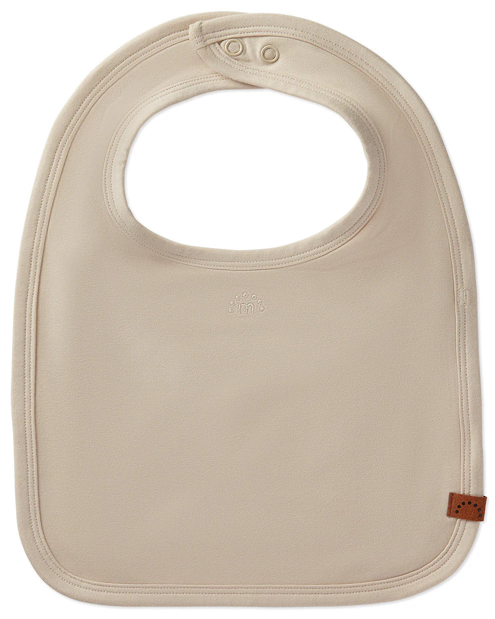 Solid Snap Back Modal Bib