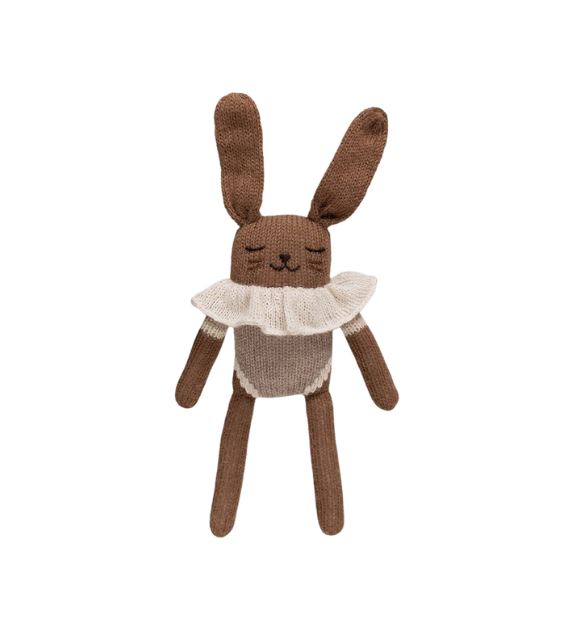 Knit Bunny Oat Bodysuit