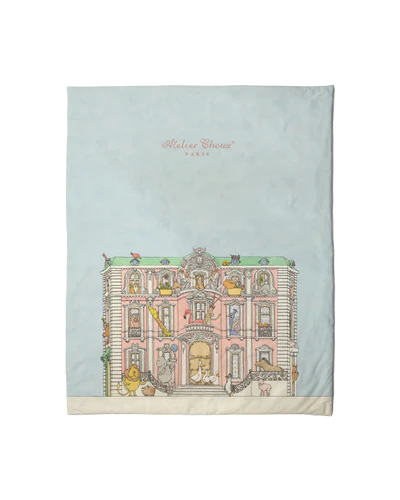 Atelier Choux Reversible Quilt Monceau Mansion/ Carousel pink