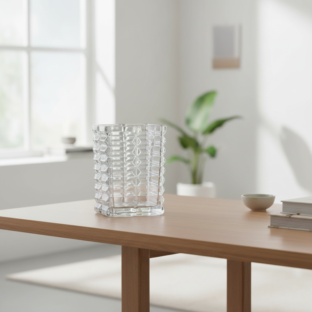 Textured Block Vase