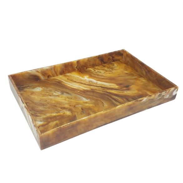 Tortoiseshell Rectangular Tray