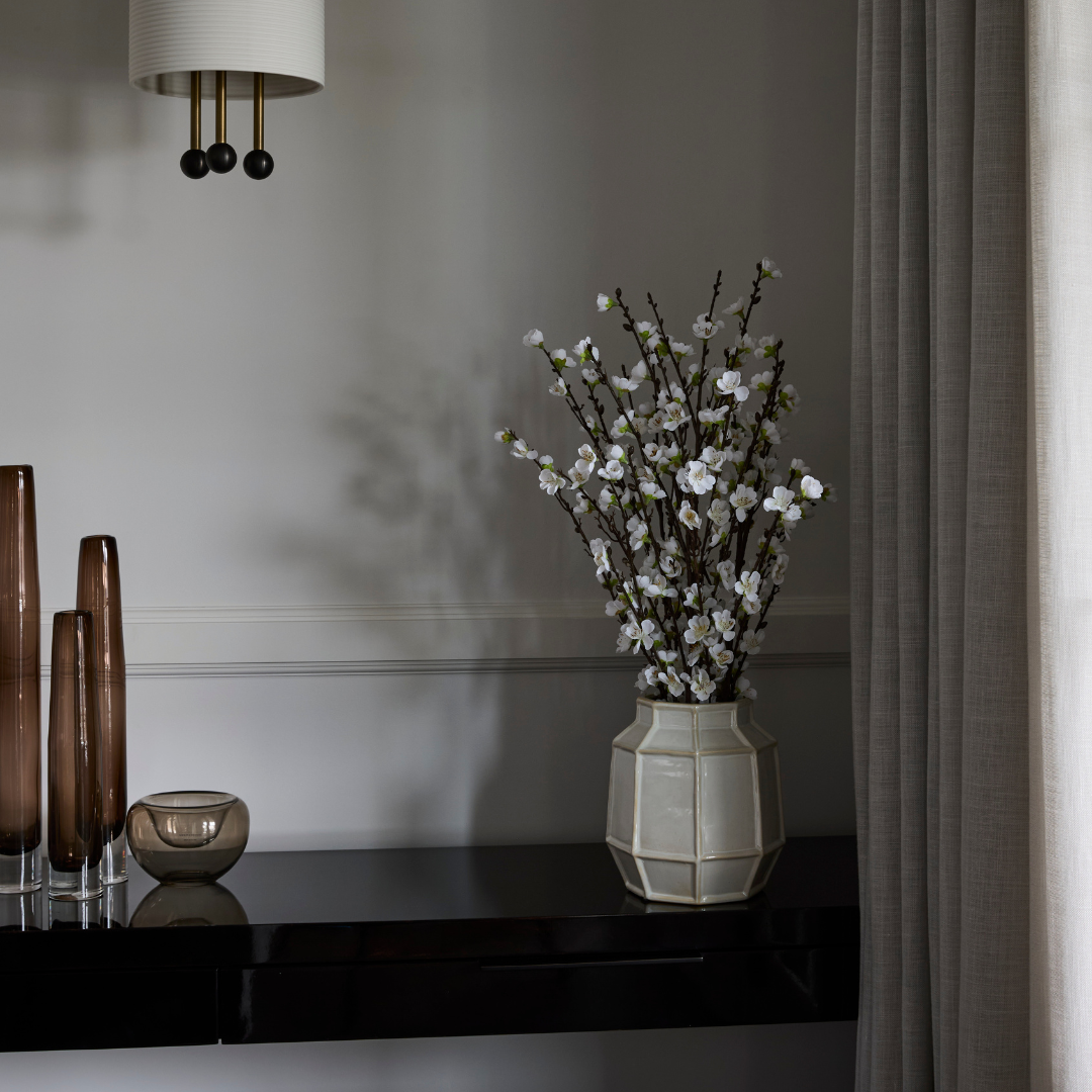 White Plum Blossom Arrangement