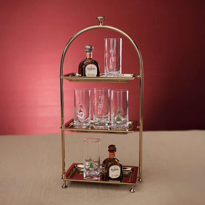 Polished Gold High Tea 3-Tier Stand