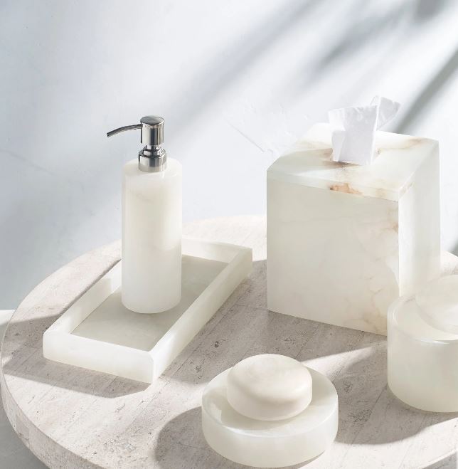 Alabaster Bath Accessories