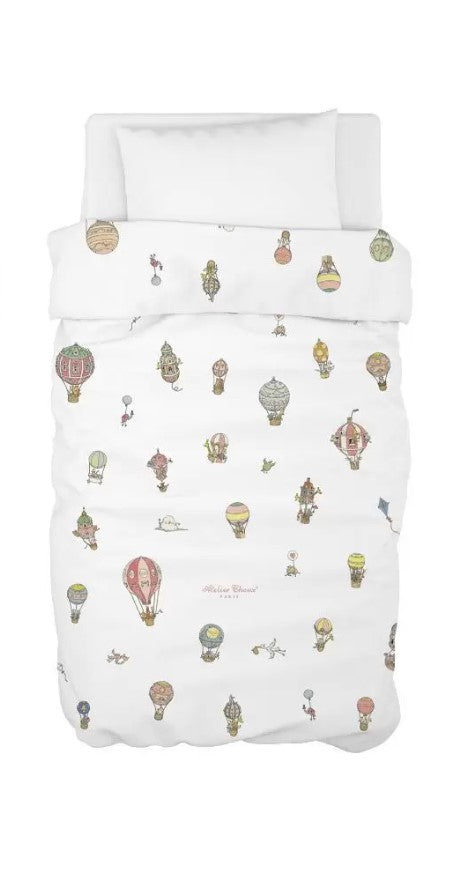 Atelier Choux Hot Air Balloons Duvet Cover Twin