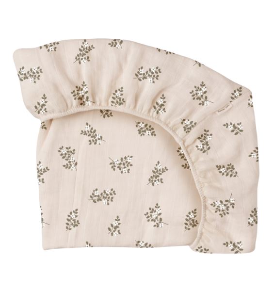 Baby Fitted Sheet Holly Flowers