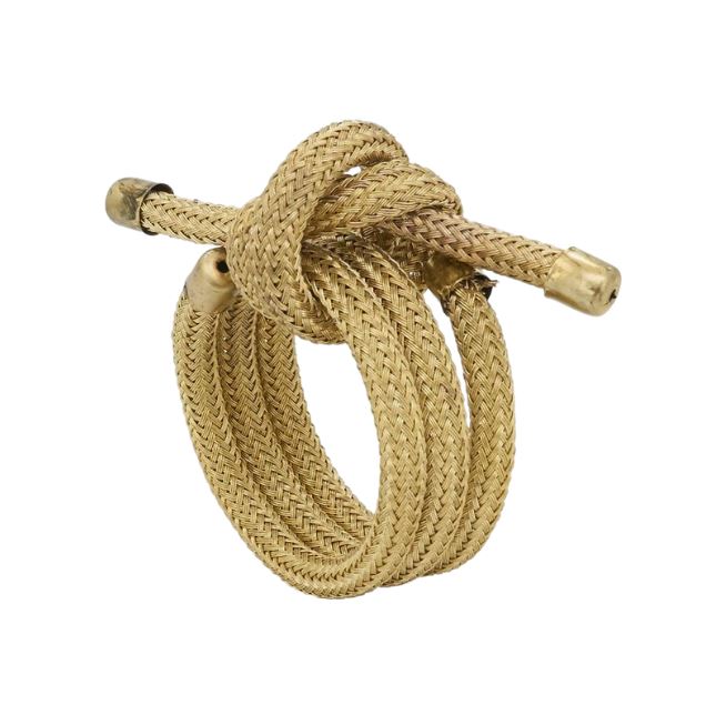 Knotted Rope Napkin Ring 4PC