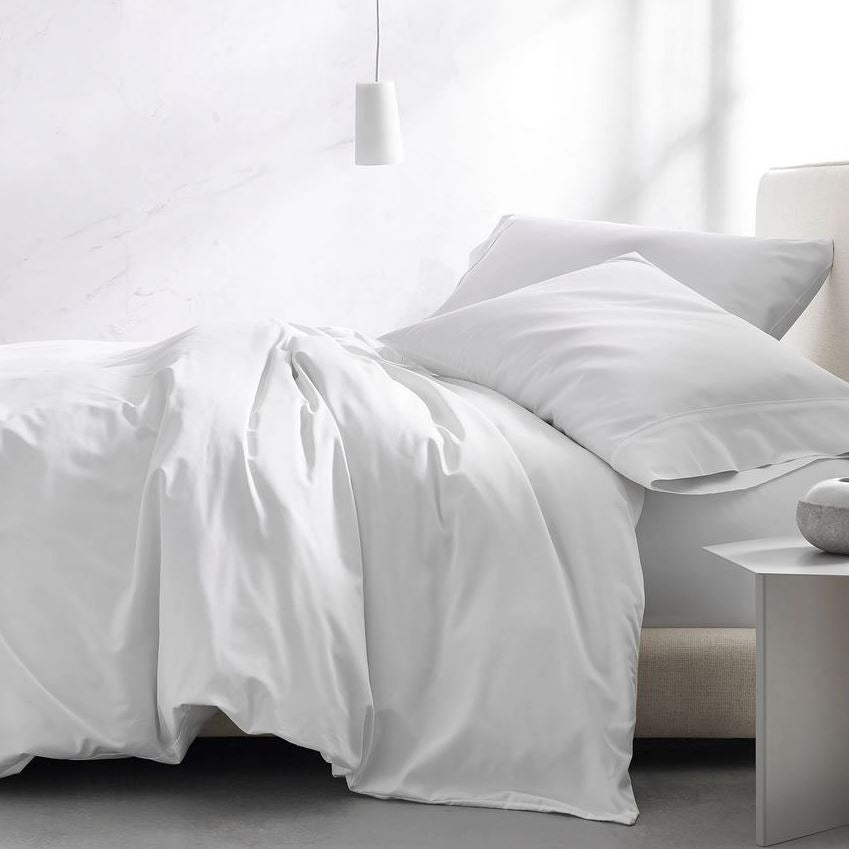 Kassatex Sateen White sheet Set