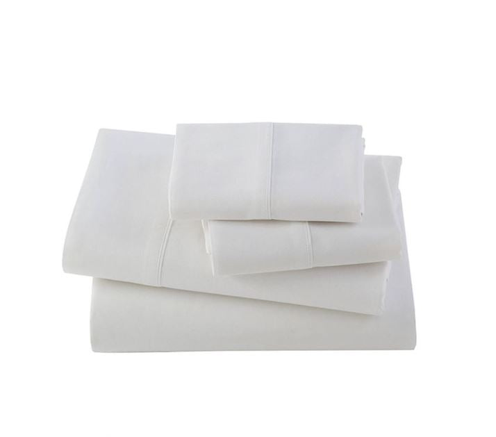 Kassatex Sateen White sheet Set