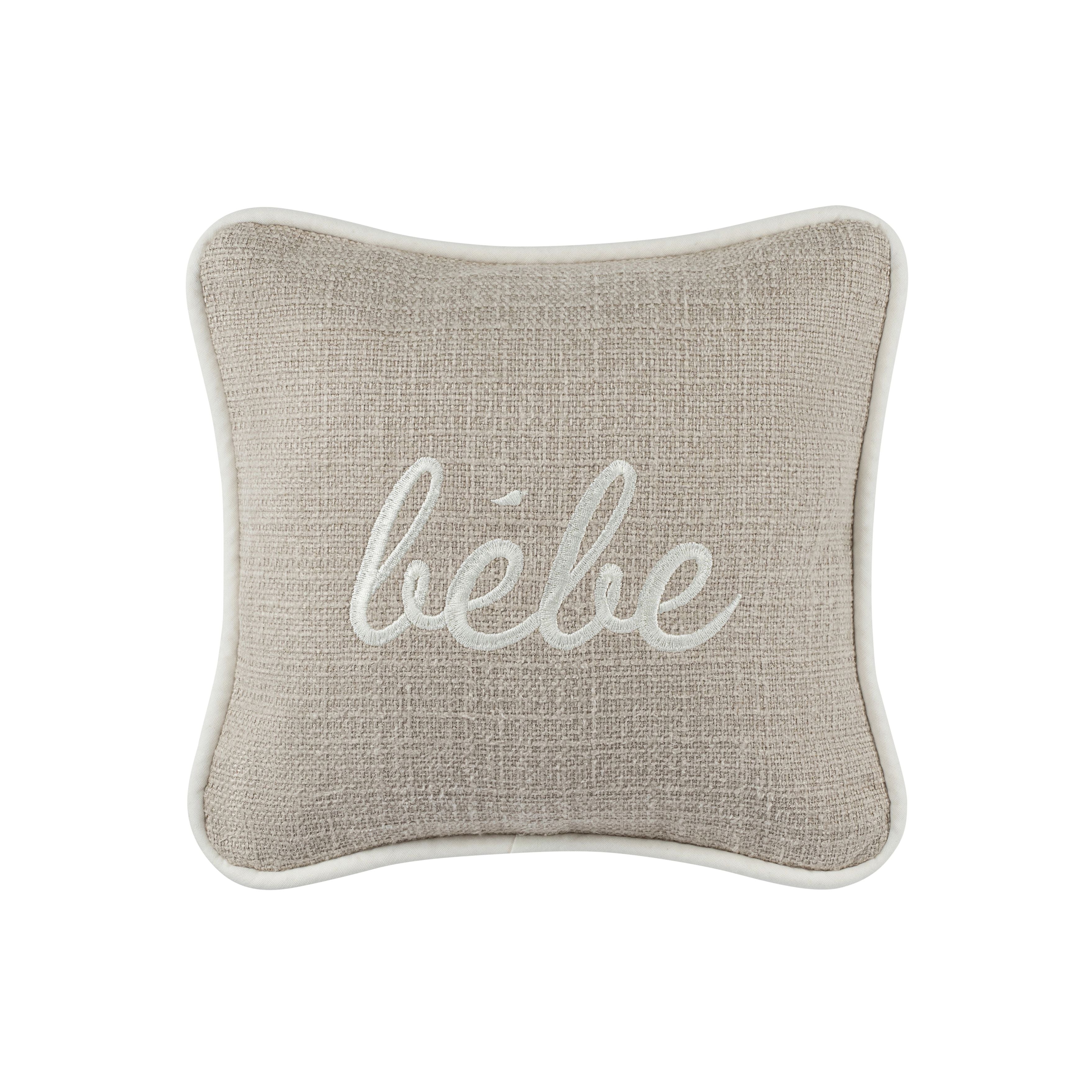 Bebe silver throw clearance pillows