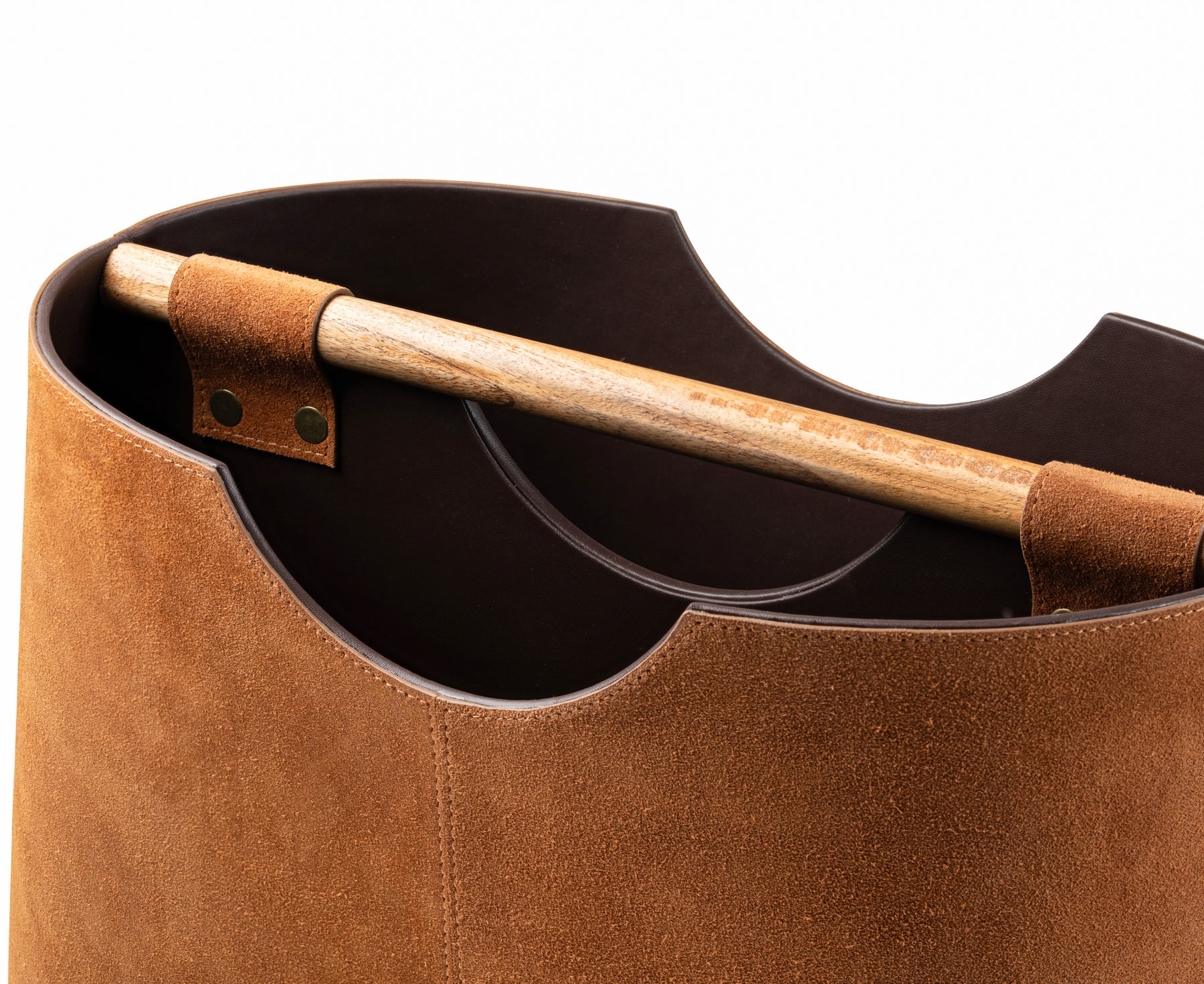 Prescott Suede Magazine Rack