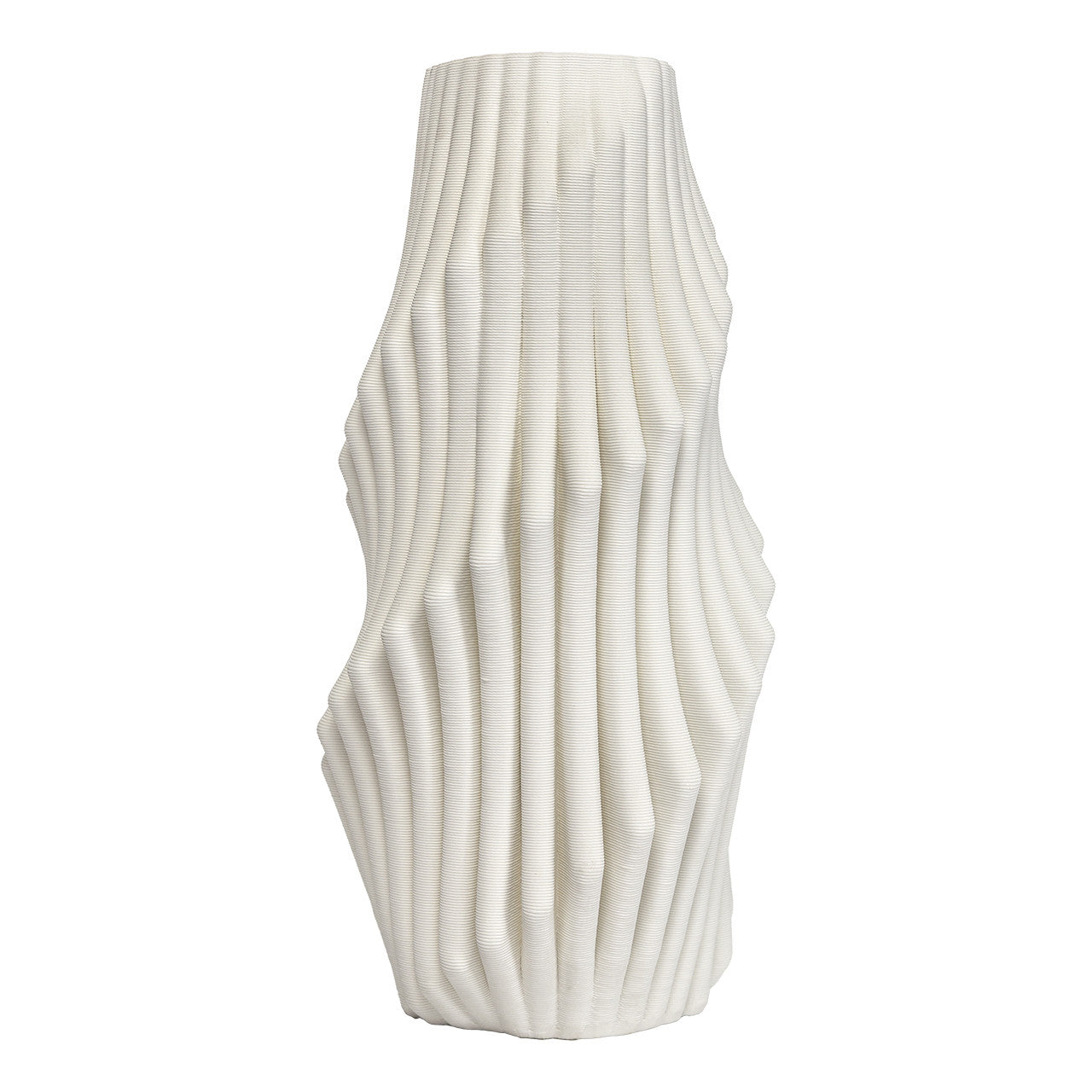 Spearman White Textured Vase