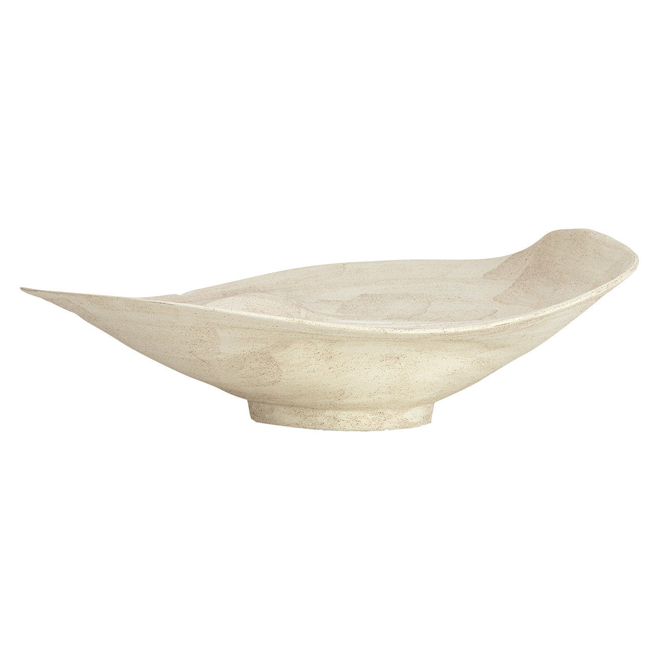 Rivera Ceramic Beige Wave Bowl