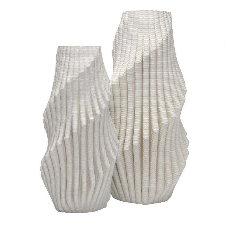 Spearman White Textured Vase