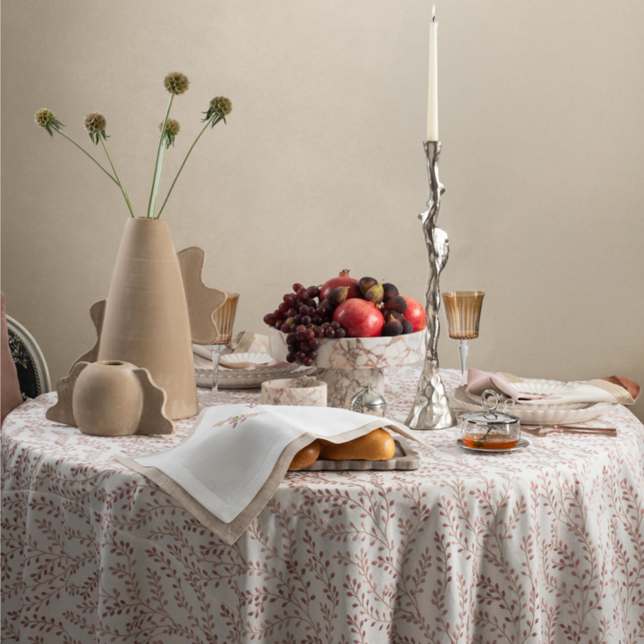Pantre Blush Tablecloth