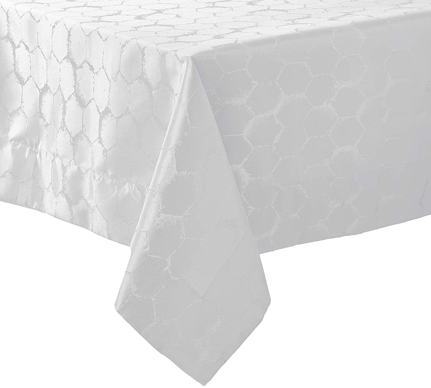 Honeycomb Damask Tablecloth