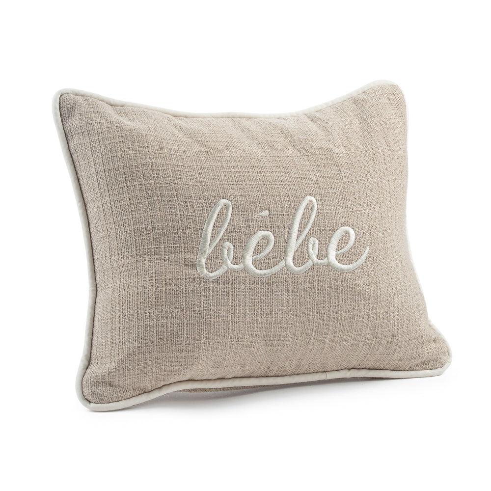 Linsen Taupe Bebe Boudoir Pillow